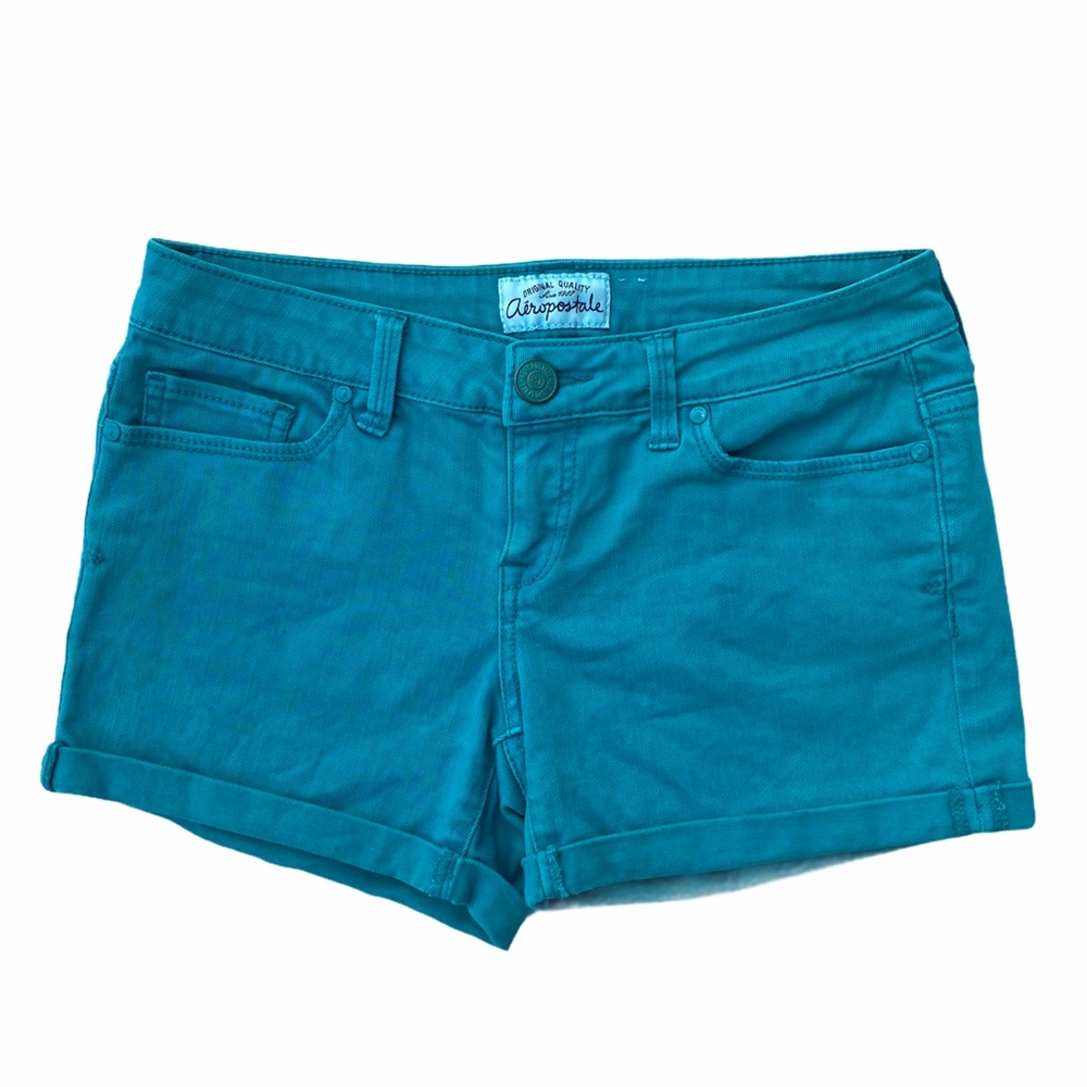 Aeropostale Women’s Rolled Hem Denim Shorts Size 0